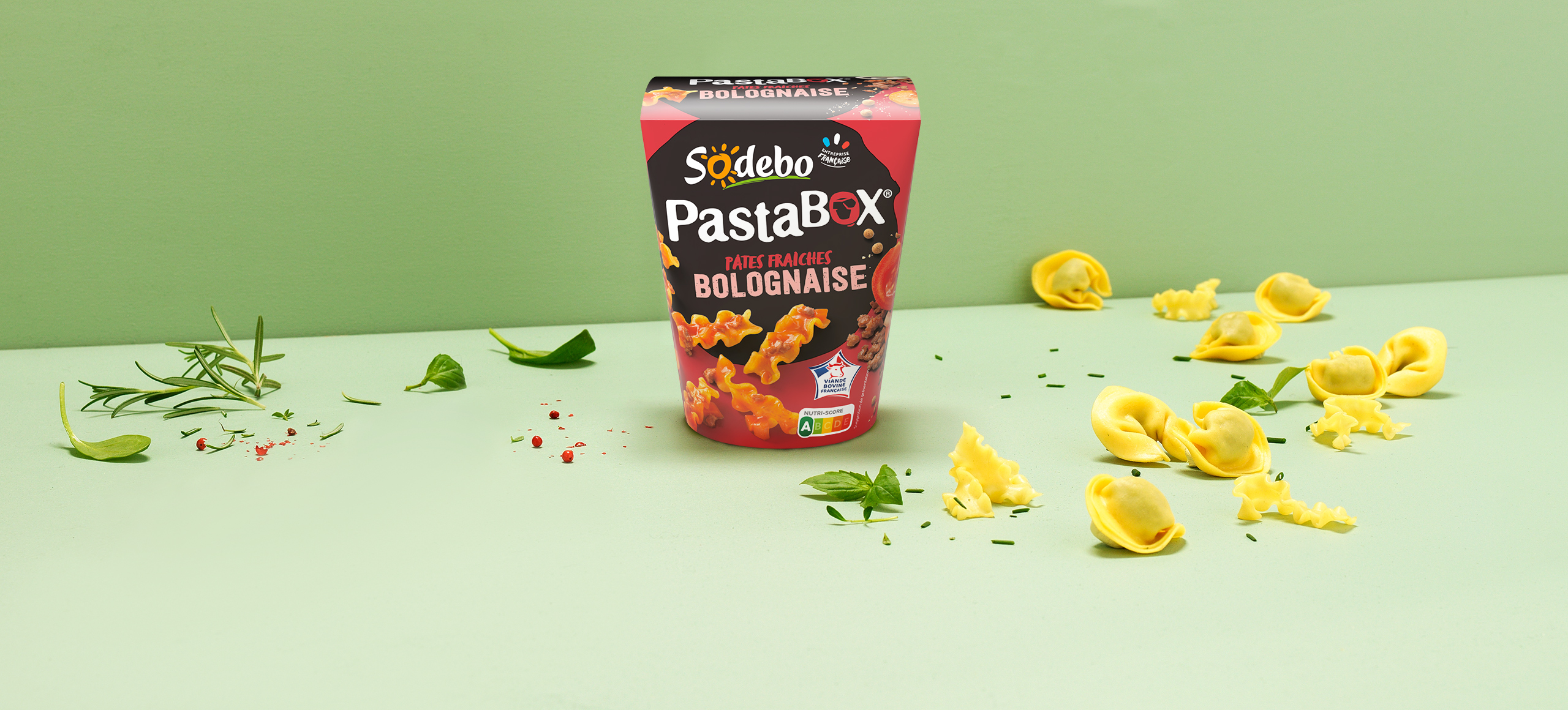 Pasta BOX Les pâtes fraîches à réchauffer au microondes Sodebo