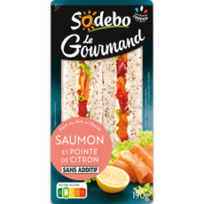 Sandwich Le Gourmand Club - Saumon et Pointe de Citron