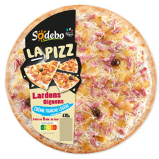 La Pizz - Lardons Oignons Crème fraîche légère