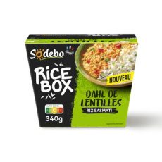 RiceBox Dahl de lentilles riz basmati