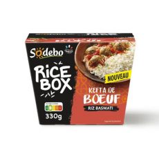 RiceBox Kefta de boeuf riz basmati