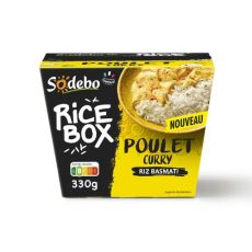 RiceBox Poulet curry riz basmati
