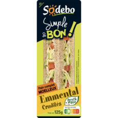 Sandwich Simple & Bon ! Club - Emmental Crudités