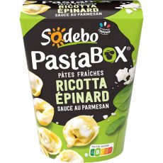 PastaBox - Pâtes fraîches Ricotta Epinard Sauce Parmesan