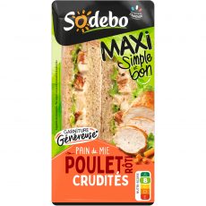 Sandwich Maxi Simple & Bon ! - Poulet rôti Crudités