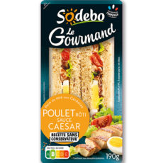 Sandwich Le Gourmand Club - Poulet rôti Sauce Caesar