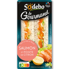 Sandwich Le Gourmand Club - Saumon et Pointe de Citron