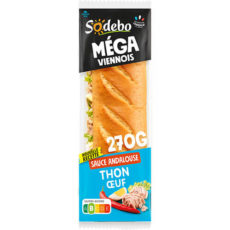 Sandwich Le Méga viennois – Thon Oeuf sauce andalouse