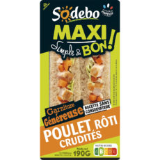 Sandwich Maxi Simple & Bon ! - Poulet rôti Crudités