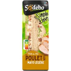 Sandwich Simple & Bon ! Club - Poulet rôti Mayo légère