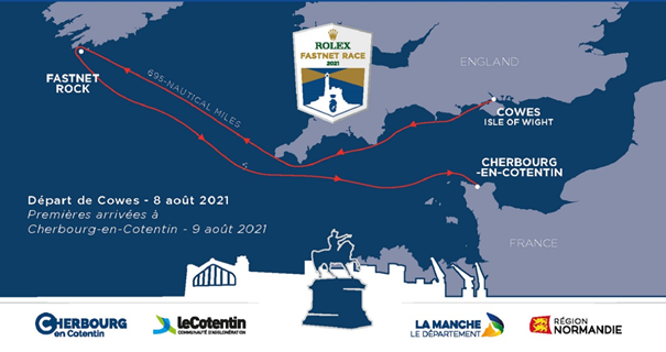 Sodebo Ultim 3 - Parcours de la rolex Fastnet