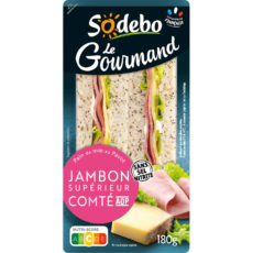 Sandwich Le Gourmand Club - Jambon Supérieur Comté AOP