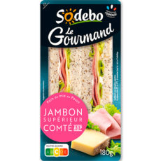 Sandwich Le Gourmand Club - Jambon Supérieur Comté AOP