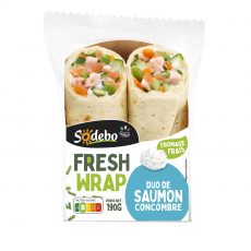 Fresh Wrap - Duo de saumon, concombre, fromage frais