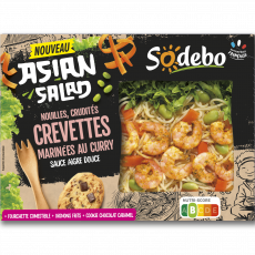 ASIAN SALAD crevettes