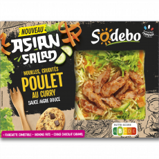 ASIAN SALAD poulet curry
