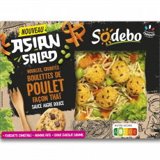 ASIAN SALAD boulettes de poulet
