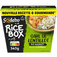 Rice Box Dahl de lentilles riz basmati