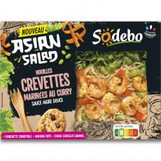 ASIAN SALAD crevettes