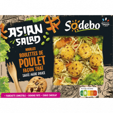 ASIAN SALAD boulettes de poulet
