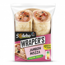 Wraper's Jambon mozza Façon pizza